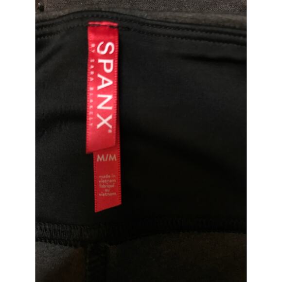 SPANX Gray Ponte Knit Leggings M Slimming Stretch - Picture 7 of 10